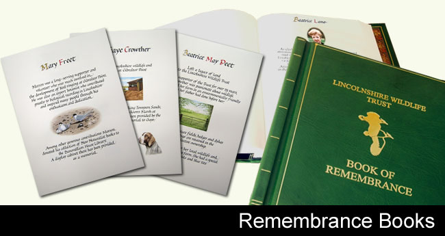 book of remembrance slide