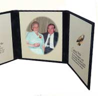 Hand calligraphed & illustrated Anniversary Triptychs